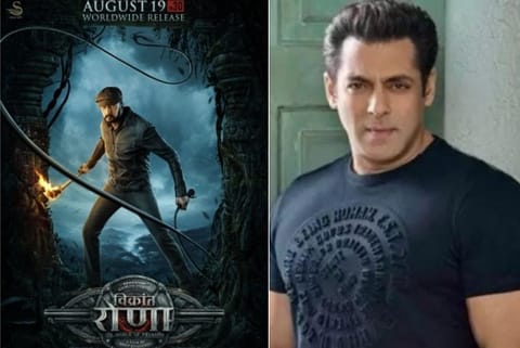 Vikrant Rona poster and Salman Khan