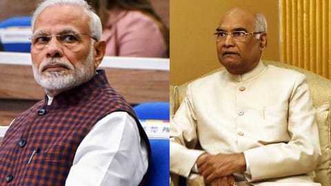 PM Narendra Modi and President
Ram Nath Kovind