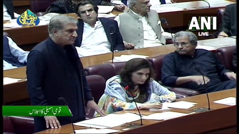 Pak Foreign Minister Shah Mehmood Qureshi.