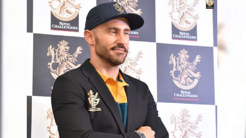 RCB skipper Faf du Plessis