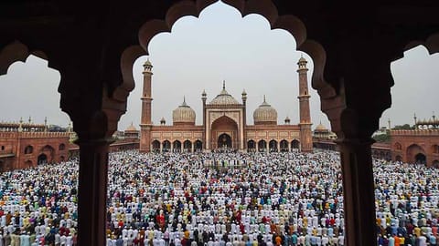 Eid prayers in Delhi