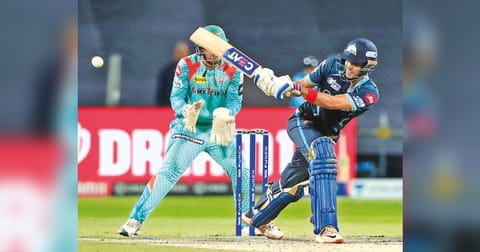 Man of the match Shubman Gill scored a match-winning unbeaten 63 for Gujarat