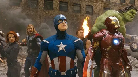 Scene from The Avengers