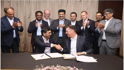 Volkswagen and M&M signing a partnering agreement