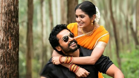 Actor Karthi and actress Aditi Shankar