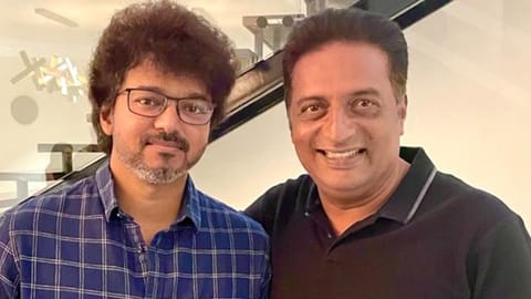 Vijay and Prakash Raj