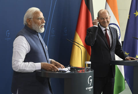 Prime Minister Modi and German Chancellor Olaf Scholz