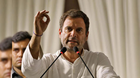 Congress leader Rahul Gandhi