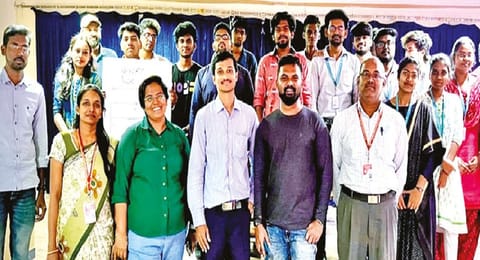 Participants at the Startup Bootcamp at SRM VEC
