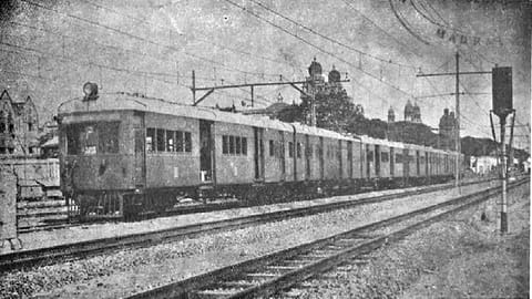 The suburban train