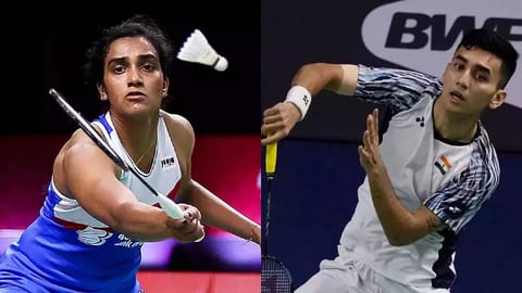 PV Sindhu and Lakshya Sen