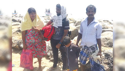 The refugees have been identified as F Dominic (42) of Rajendrakulam, Vavuniya, Sri Lanka his wife Sudharshini (24), their son Anojan Fernando (6) and their relative M Mahendran (50) of Kilinochchi district, sources said.