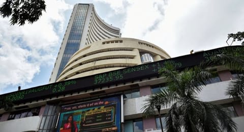 Sensex closed at 54,892 points, down 215 points or 0.4 per cent