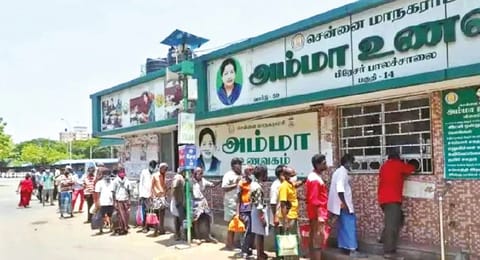 Currently, there are 407 Amma canteens operating in Chennai
