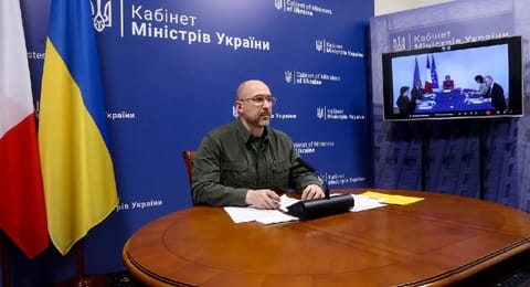 Ukrainian Prime Minister Denys Shmyhal