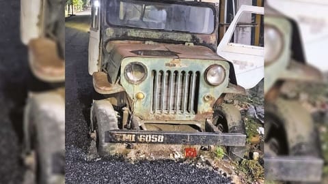 Road laid in Vellore without removing a condemned government jeep