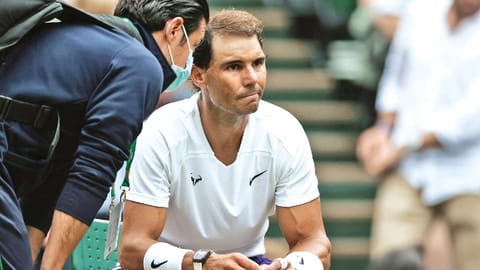 Rafael Nadal battled through pain to defeat Taylor Fritz on Wednesday.