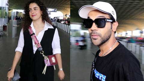 Sanya Malhotra; Rajkummar Rao
