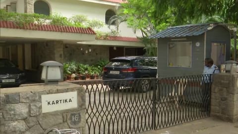 Chidambaram's residence in Chennai