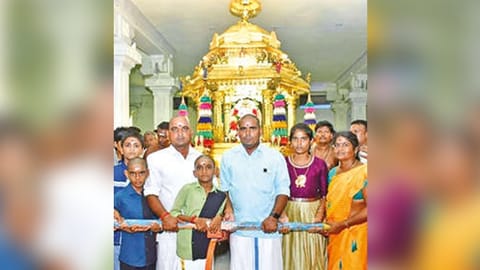 'Devotees can pull renovated golden chariot of Siruvachur temple'