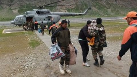 A Visual of the rescue operation