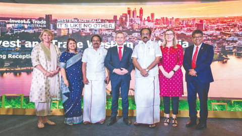 Dignitaries at the event held in Chennai