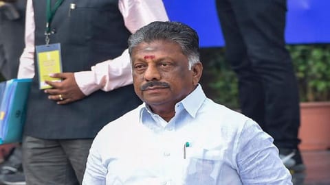 AIADMK senior leader and former Chief minister of Tamil Nadu O. Panneerselvam