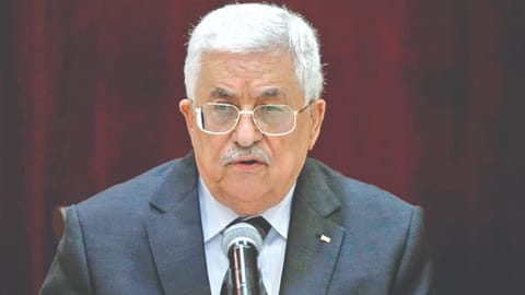 Palestinian President Mahmoud Abbas
