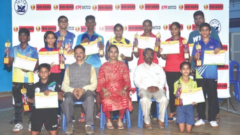 Winners of the TNTTA 3rd state-ranking tournament that ended on Sunday