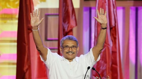 Sri Lanka's former President Gotabaya Rajapaksa