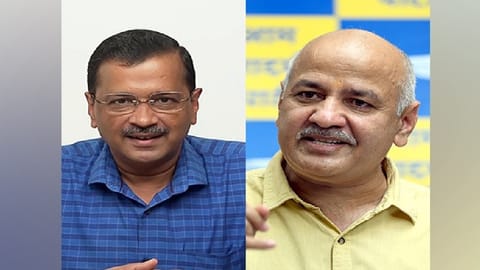 Delhi Chief Minister Arvind Kejriwal and Deputy Chief Minister Manish Sisodia