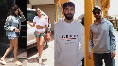 Janhvi Kapoor, Sara Ali Khan, Varun Dhawan, and Vicky Kaushal