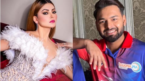 Actor Urvashi Rautela and cricketer Rishabh Pant