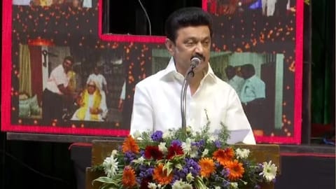 Chief Minister M K Stalin