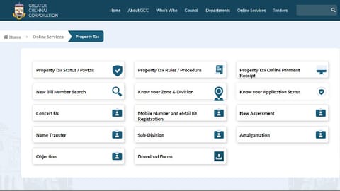 Screenshot from the website