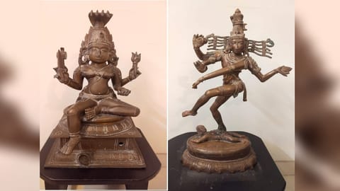Mariamman and a Natarajar idol
