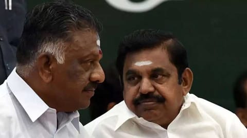 O Paneerselvam and Edappadi K Palaniswami
