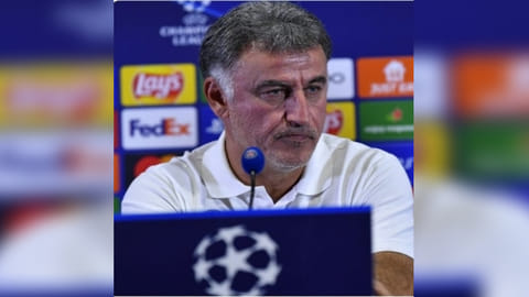 PSG coach Christophe Galtier