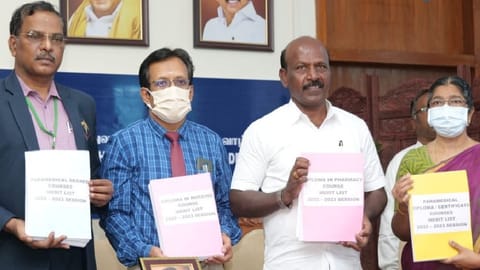 Ma Subramanian releasing rank list