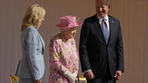 Biden and Queen Elizabeth