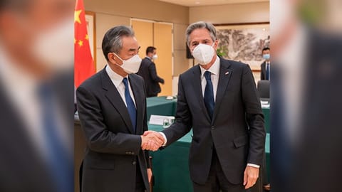 US Secretary of State Antony Blinken meets Chinese Counterpart Wang Yi