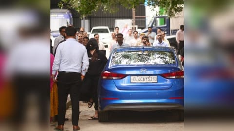 Nora Fatehi on Thursday reached the office of the Economic Offences Wing (EOW) of the Delhi Police