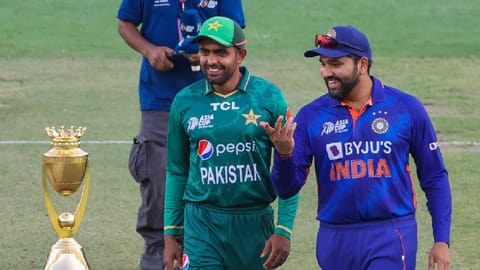 Babar Azam and Rohit Sharma.