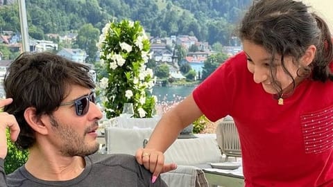 Mahesh Babu and Sitara Ghattmaneni