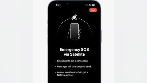 This feature from Apple is different from the likes of satellite-based data and text connectivity incoming features from Lynk, T-Mobile and Starlink.