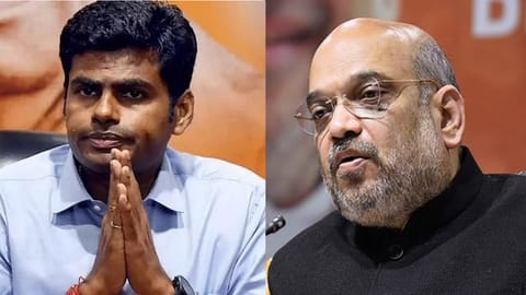 K Annamalai; Union Home Minister Amit Shah