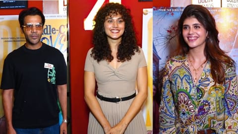 Rajkummar Rao, Taapsee Pannu and Sanjana Sanghi
