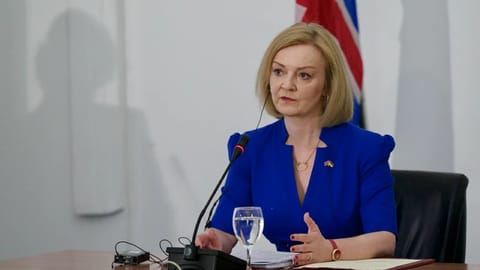 British Prime Minister Liz Truss