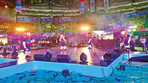 The 36th edition of the National Games drew to a close at Gandhinagar on Wednesday