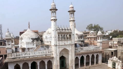 A view of the Gyanvapi Mosque in Varanasi
